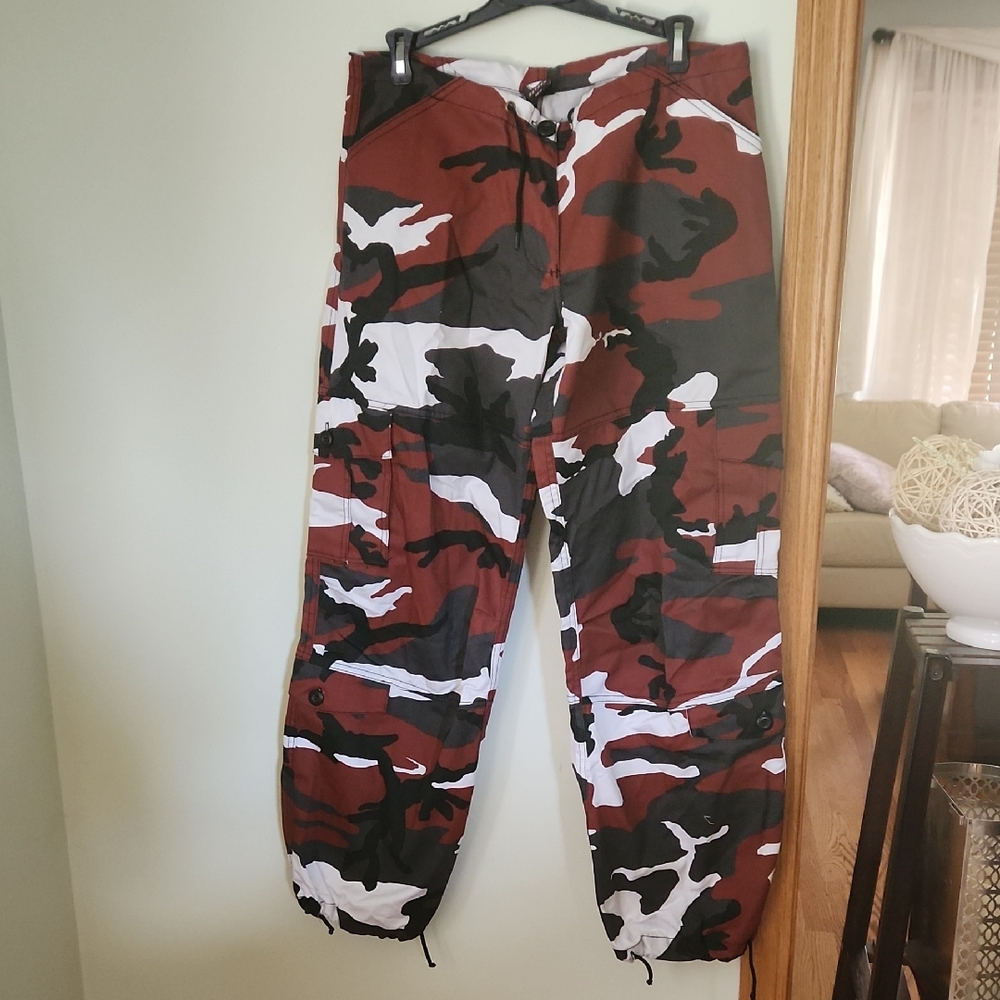 Rothco Red, Black, and White Cargo Pants